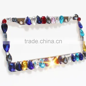 Luxury Diamond Bling License Plate Frames thumbnail-3