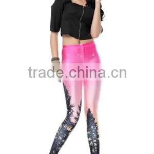 Hot Sex Custom Sublimation Print Leggings for Women thumbnail-1