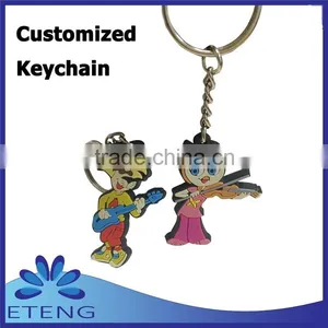 Promotional Custom Made Single Side Soft Pvc Rubber Keychain With Customized Logo & 3D Effect thumbnail-2