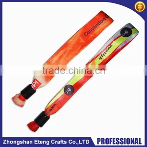 Customized Printing Fabric Wristabnds,festival Colth Wristbands thumbnail-1