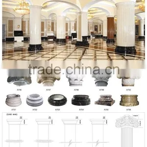 Outdoor Ornamental Statue Pillar Design With Lion Statue on Head,stone Pillars Factory Price thumbnail-3