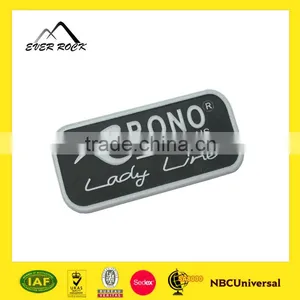 OEM 2-in-1Decorative Handbag Brand Logo Metal Label thumbnail-1