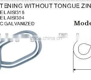 High Quality All Size Steel Galvanized Rope Shortening Manufacture thumbnail-2