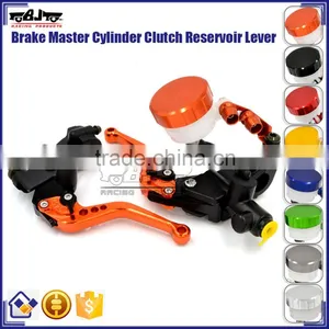 BJ-LS-006 Universal Adjustable Motorcycle Brake Master Cylinder Clutch Reservoir Lever thumbnail-1