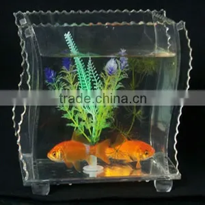 Mini Tabletop Acrylic Fish Tank Aquariums thumbnail-1