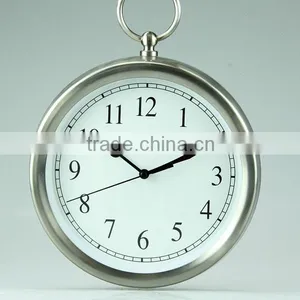 Table Top Decorative With White Face Paper Black Pointer Metal Table Alarm Clock thumbnail-2