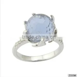 Hot Lady's Single Gemstone Jewelry Ring thumbnail-1