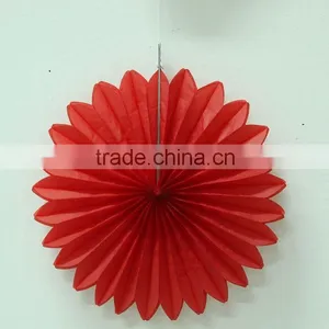 Handmade Paper Product for Decor ,tissue Paper Fan for Party Wedding Decorations thumbnail-2
