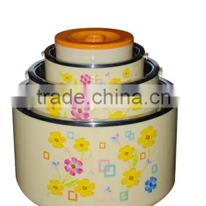 2855 Plastic Stainless Steel Casserole Pot thumbnail-1