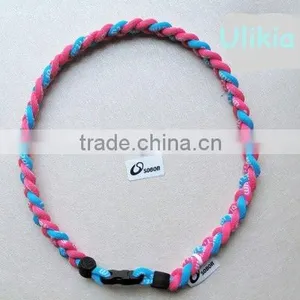 The Latest Design of Germanium&Titanium Braided Necklace thumbnail-1