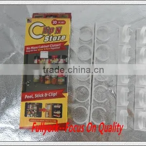 Clip N Store Kitchen Spice Organizer Holder As Seen On TV Spice Rack thumbnail-2