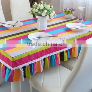 Colorful and Smooth Party Table Cloth Banquet Table Cover thumbnail-1