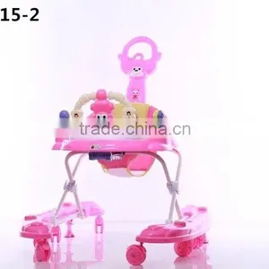 KS-32 Certificate Adjustable Doll Foldable Baby Walker With Musics thumbnail-3