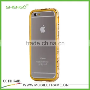 Crystal Diamond Metal Frame for IPhone 6 thumbnail-4