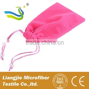 Microfiber and Flocking Material Mobile Phone Bags thumbnail-2