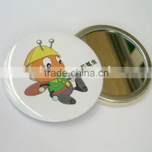 Factory Manufacture High Quality Round Small Tin Mirrors thumbnail-1