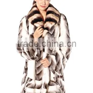 Hot Sell Rex Rabbit Fur Coat thumbnail-1