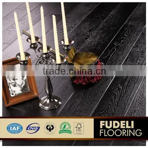 Top Quality Formaldehyde E1 Grade IAF Certified Indoor Oak Engineered Wood Flooring thumbnail-1