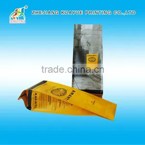 Customized High Quality Valved Gusset Coffee Bag, Coffee Bag With Valve thumbnail-1