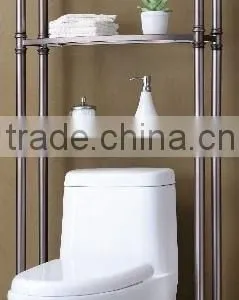 High Grade Quality New Style Elegant Curved Shelving Adjustable Feet Vintage ORB 3 Tiers Bathroom Over Tank Etagere thumbnail-1