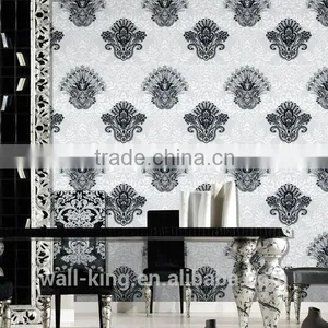 Chinese Traditional Wall Paper Black and White thumbnail-1