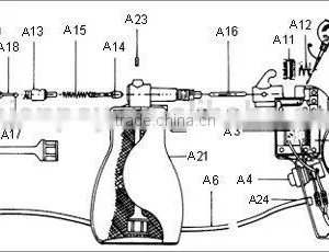 Spray Textile Cleaning Gun Aluminum -Ally for Cleaning Dirt Out of Knitting Clothes Suits and Machinery thumbnail-5