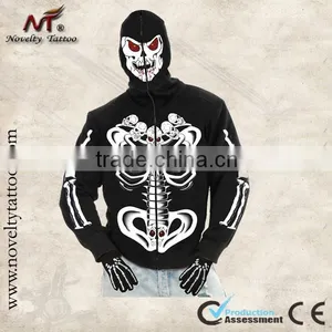 HM-100222 China Black Zipper Hoody Men thumbnail-1