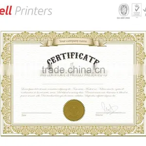 Customised Certificate Printing With Gold Stamping From India thumbnail-1