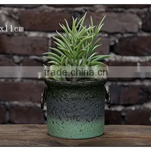 Pottery Graden Pot With Ear thumbnail-4