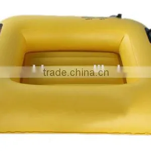 Inflatable Boat Cooler, Inflatable Floating Boat Shape Ice Cooler With Rope thumbnail-2