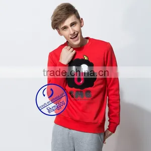 2015 Custom High Quality Mens Pullover Sweatshirts With Printed thumbnail-3