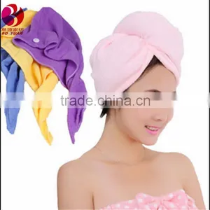 Absorbent Microfiber Hair Wrap Quick Dry Towel/ Bath Shower Head Cap Hat thumbnail-1