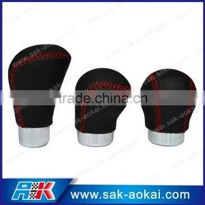 Universal Car Manual Auto Manual Leather Gear Knob thumbnail-1