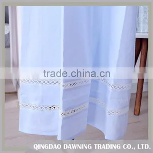 Factory Price Factory Price White Cotton Plus Size Women Sleepwear Nightgown thumbnail-5