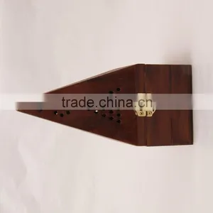 DESIGNER WOODEN INCENSE BURNER-NAUTICAL ROSE WOOD INCENSE BURNER-DECORATIVE BURNER NWIB0010 thumbnail-1