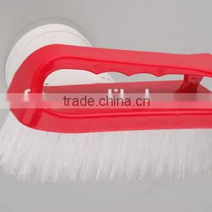 Crimped White Polypropylene Handle Scrubs With Raised Handle thumbnail-1