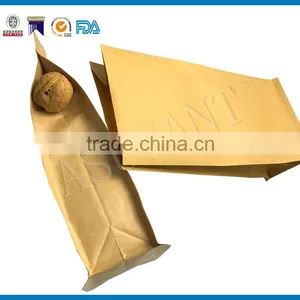 2016 HOT SALES High Grade Kraft Stand up Zippper Pouch/Brown Kraft Paper Bags thumbnail-3