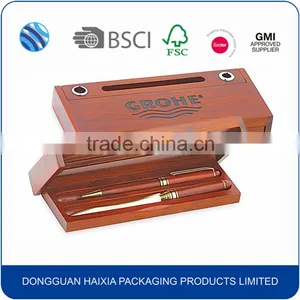 Luxury Wooden Pen Gift Packaging Box Wholesale thumbnail-1