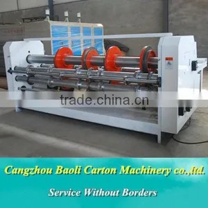 China Paper Board Open the Grooving , Cutting the Corner and Rolling the Line Machine thumbnail-1