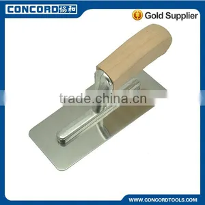 Stainless Steel Plastering Trowel With Natural Wooden Handle Venetian Trowel thumbnail-1