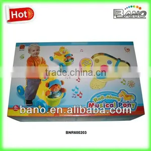 Funny Roll-Along Musical Musical Pony Toys BNR600203 thumbnail-1