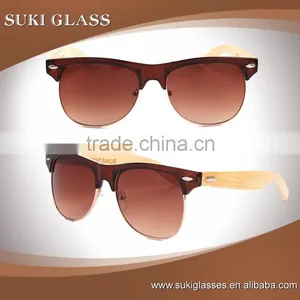 2016 Best Selling Good Price PC Frame Bamboo Arms Sunglasses thumbnail-3