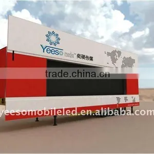 Hot !!!YEESO Mobile Stage Container C40 , Outdoor Billboard , Night Movies With P8 Led Display Screen for Popular Concerts! thumbnail-2