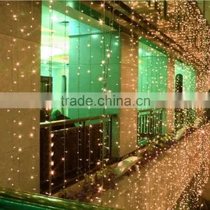 300L CE ROHS Certificated LED Curtain Light for Wedding /party /christmas Decorations thumbnail-3
