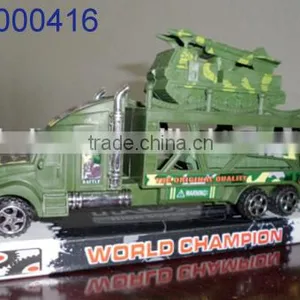 Toys Factory Cheap Toy Plastic Military Army Trucks With Tank and Car thumbnail-2