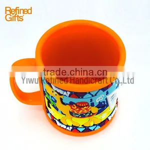 Menufacture China PVC Rubber Coffee Cup Mug DUBAI Mugs Promotional Gift thumbnail-6