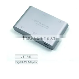 All in One Digital AV Adapter Micro USB/USB to HDMI/VGA Audio Digital AV Adapter For IOS Android Micro USB to USB Cable thumbnail-1