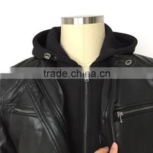 2016 Popular New Style Men PU Jacket thumbnail-5