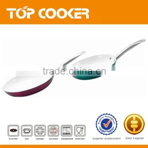 Aluminum Ceramic Frying Pan With Stainless Steel Handle thumbnail-6