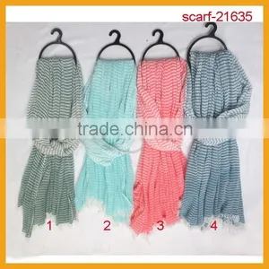New Women Plain Modal China Wholesale Scarf thumbnail-1